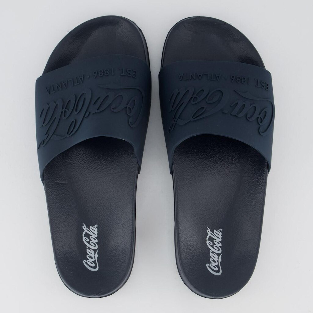 Chinelo Coca Cola Slide Coke Bold Masculino