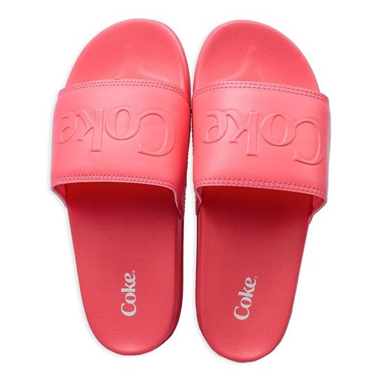 Chinelo Coca Cola Slide Plataforma Coke Frequency Rosê Feminino - Rosê Menor preço em Chinelo Coca Cola Slide Plataforma Coke Frequency Rosê Feminino - Rosê