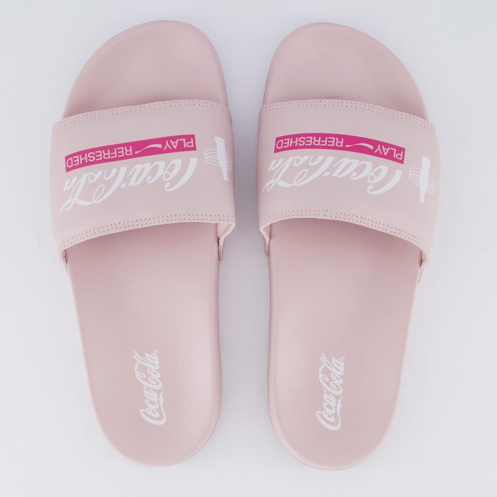 Chinelo Coca Cola Slide Wave Play Feminino