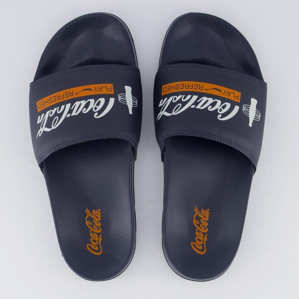 Chinelo Coca Cola Slide Wave Play Masculino