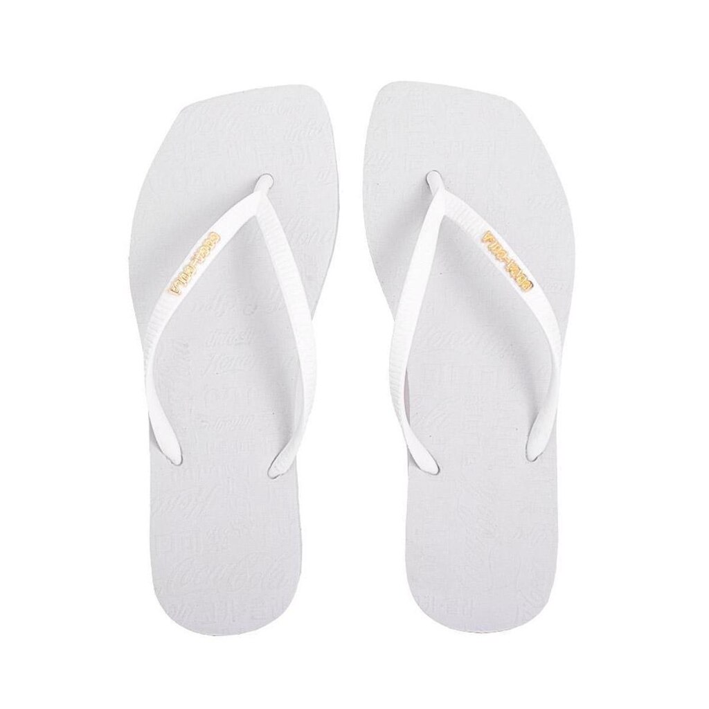 Chinelo Coca Cola Square Sandal II Feminino Branco