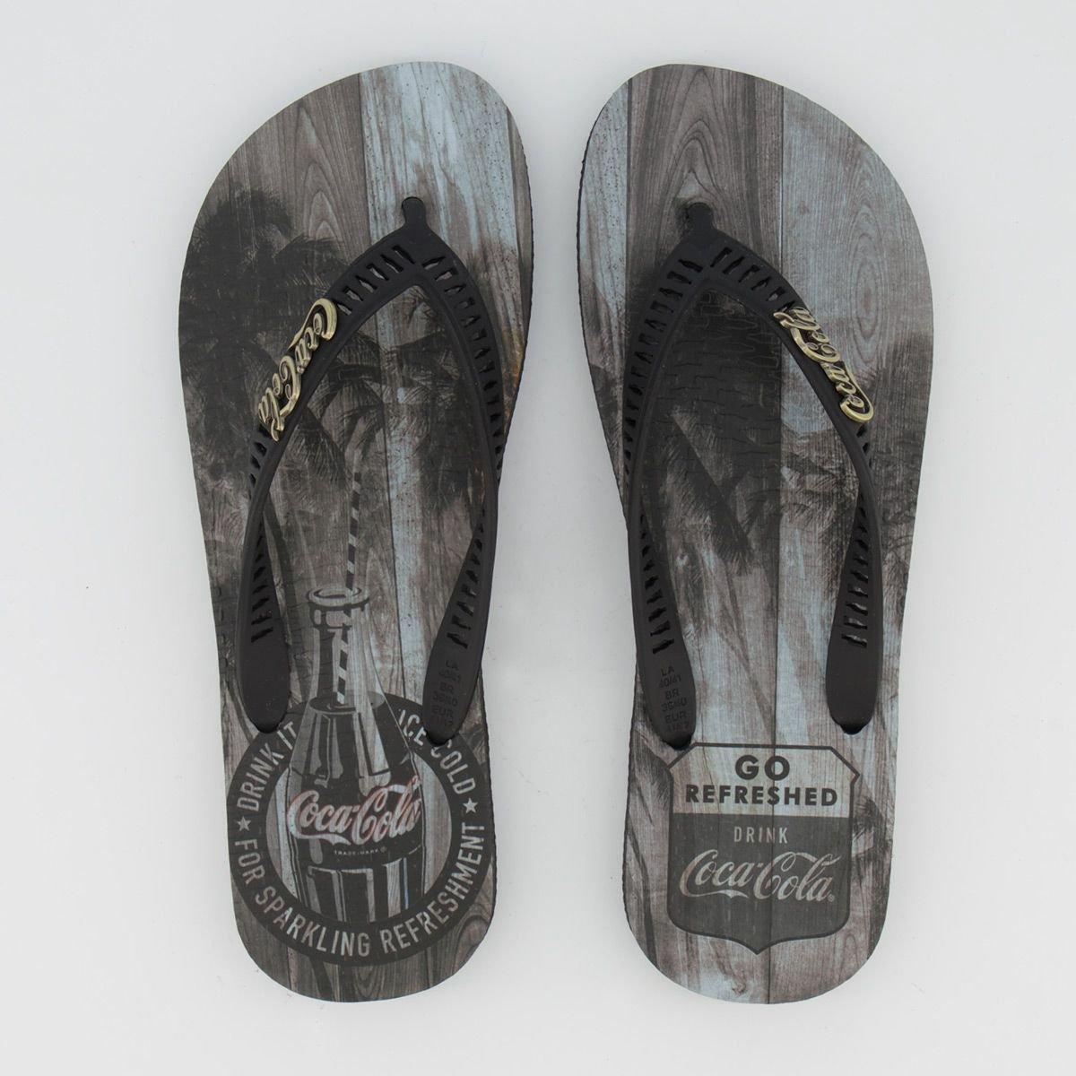 chinelo coca cola masculino netshoes