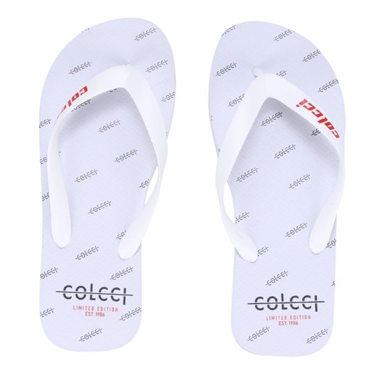 Chinelo Colcci Limited Masculino - Branco Menor preço em Chinelo Colcci Limited Masculino - Branco