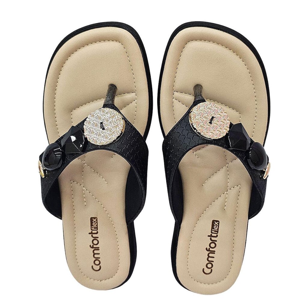 Chinelo ComfortFlex 22-80407: Estilo e elegância a cada Passo