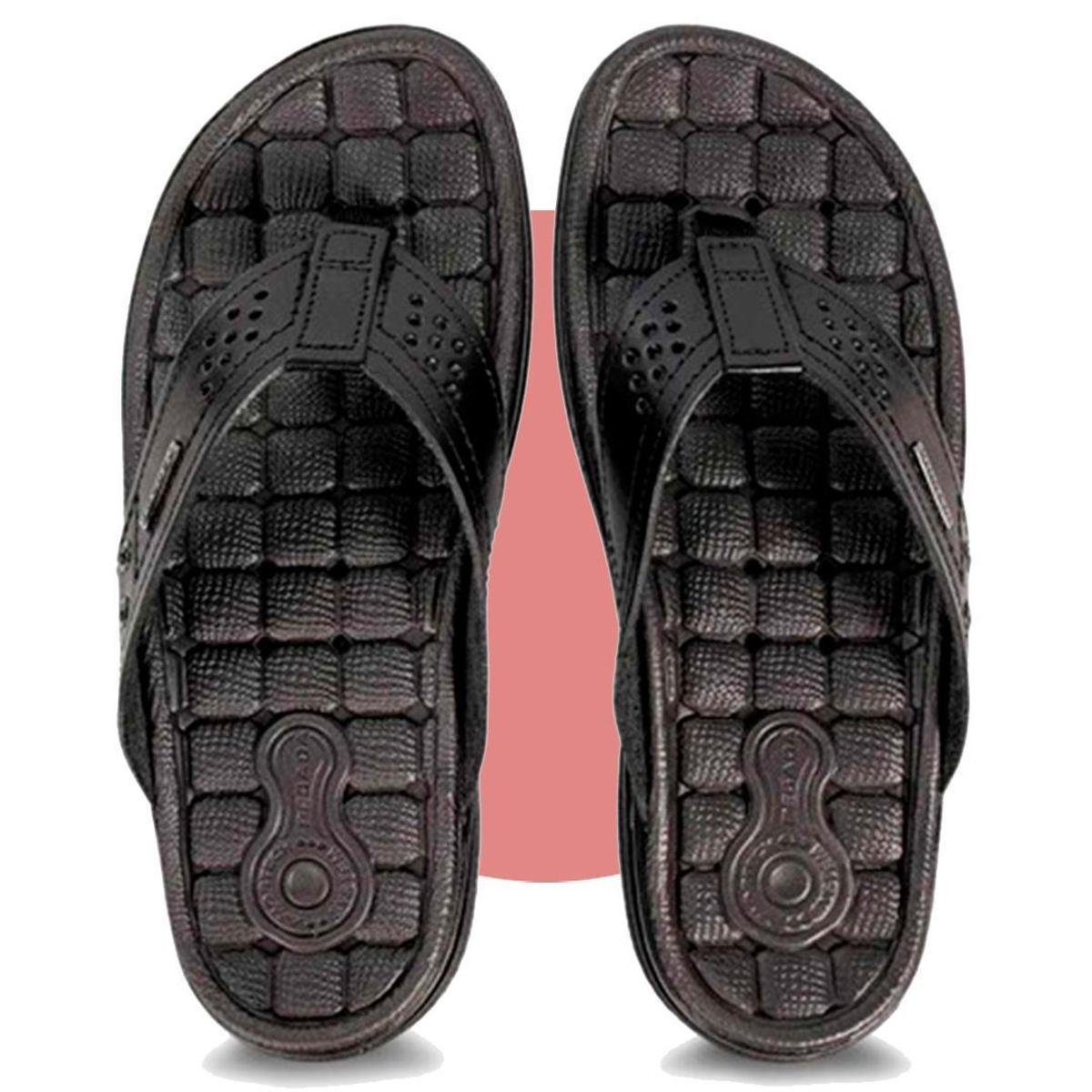 Chinelo Couro Masculino Pegada com Amortecedor Original 131221