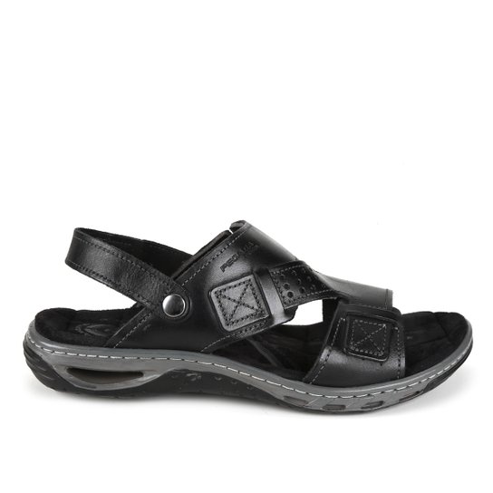 Chinelo Couro Pegada Básico Masculino