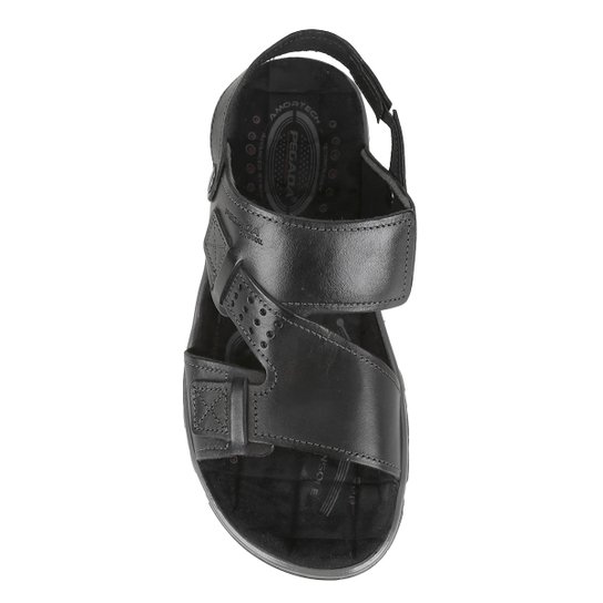 Chinelo Couro Pegada Básico Masculino