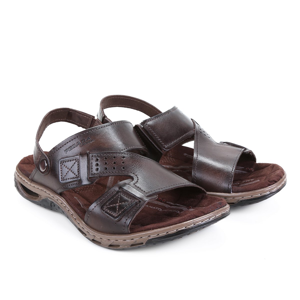 Chinelo Couro Pegada Básico Masculino Menor preço em Chinelo Couro Pegada Básico Masculino