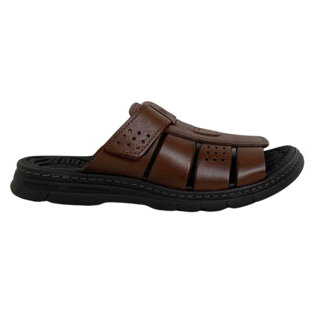 Chinelo Couro Pegada Masculino 134206 Marrom