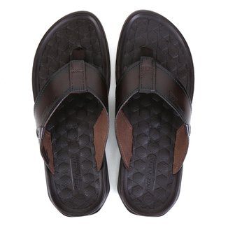 Chinelo Couro Pegada Masculino