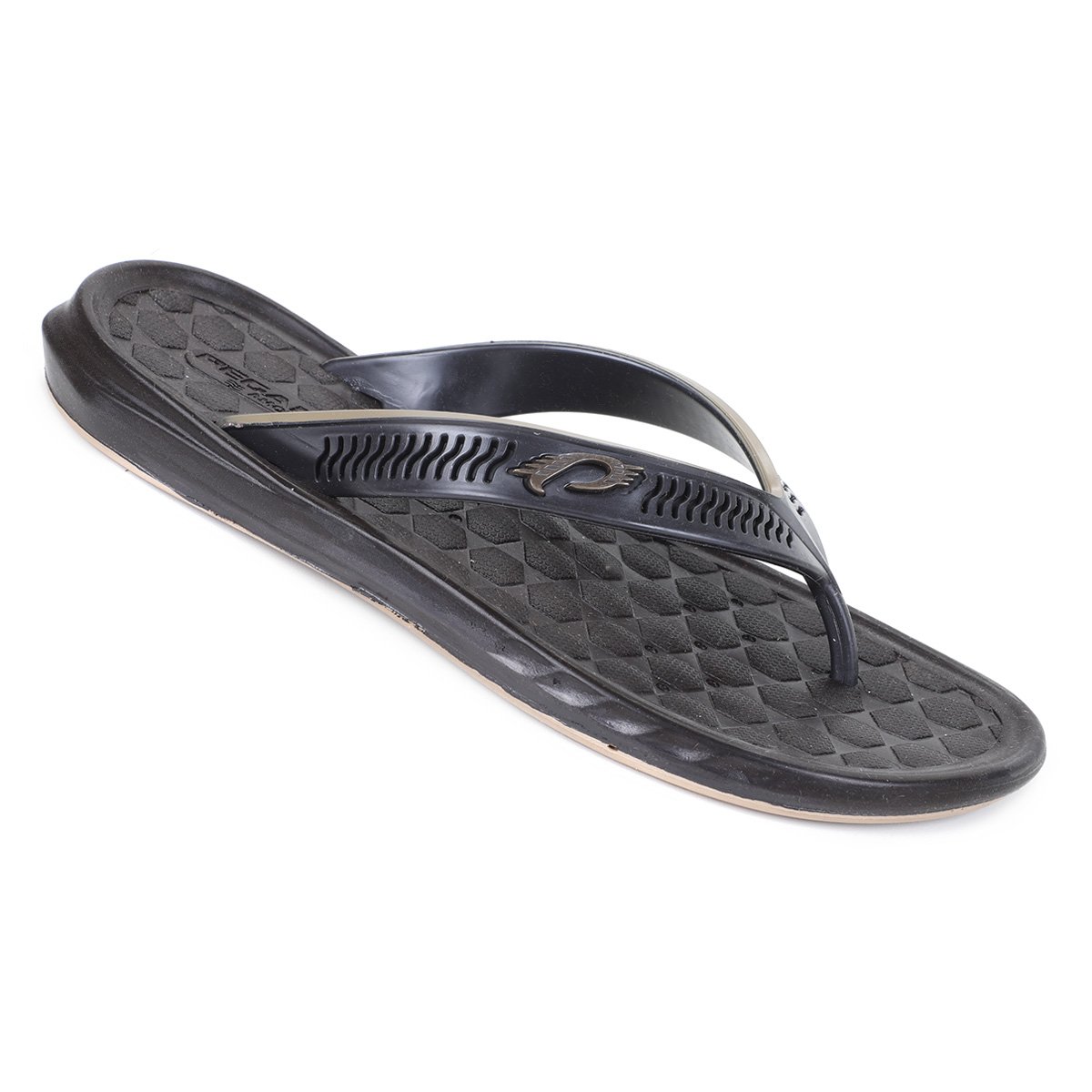Chinelo Couro Pegada Masculino - 1
