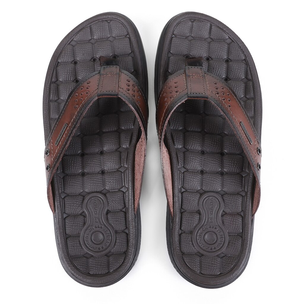 Chinelo Couro Pegada Masculino