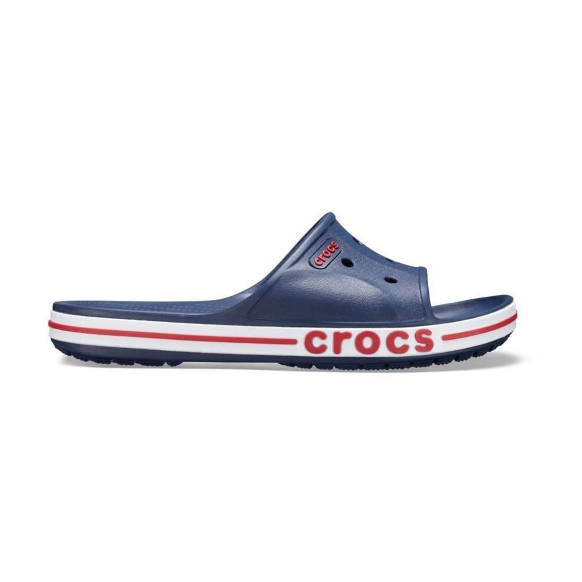 Chinelo crocs baya ii slide navy/pepper Menor preço em Chinelo crocs baya ii slide navy/pepper