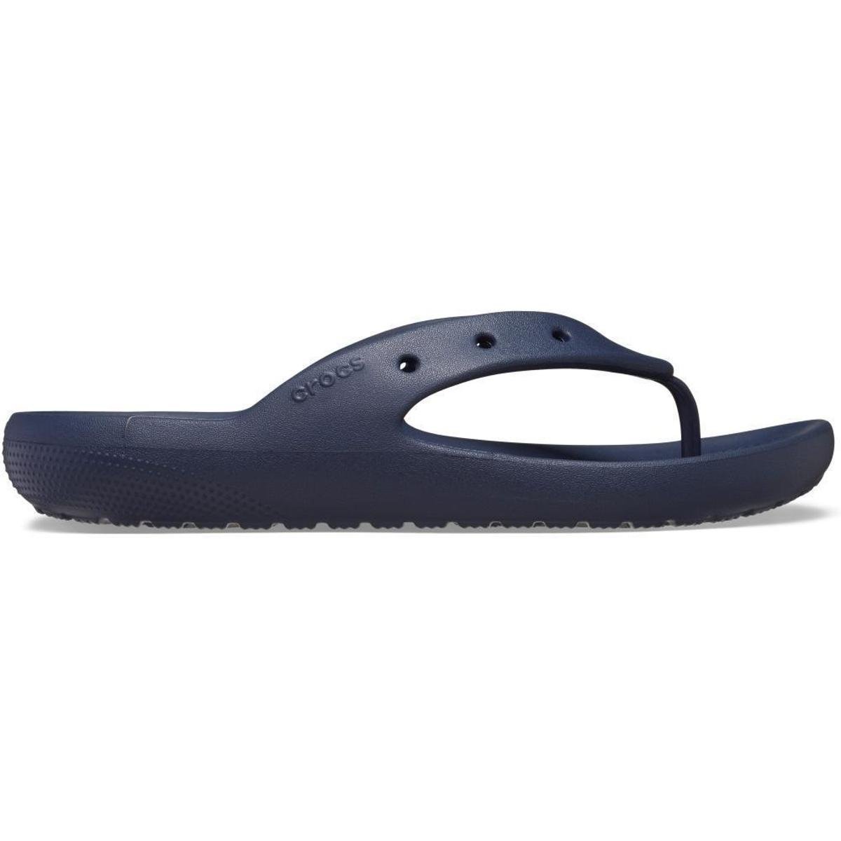 Chinelo crocs classic flip v10 navy Menor preço em Chinelo crocs classic flip v10 navy