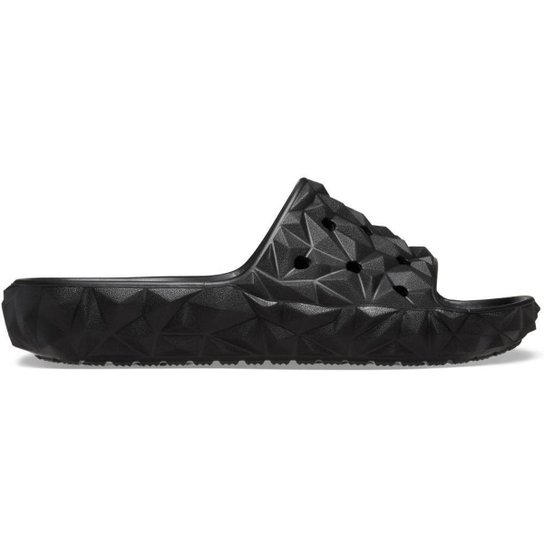 Chinelo crocs classic geometric slide black - Preto Menor preço em Chinelo crocs classic geometric slide black - Preto