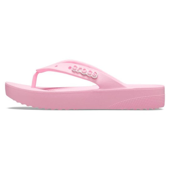 Chinelo crocs classic plataform flip flamingo - Rosa Menor preço em Chinelo crocs classic plataform flip flamingo - Rosa