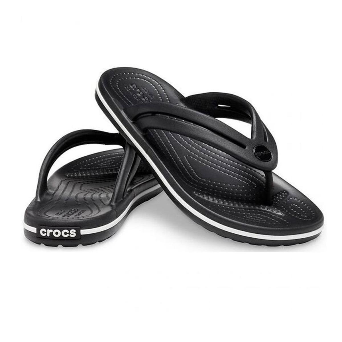 chinelo crocs crocband flip branco