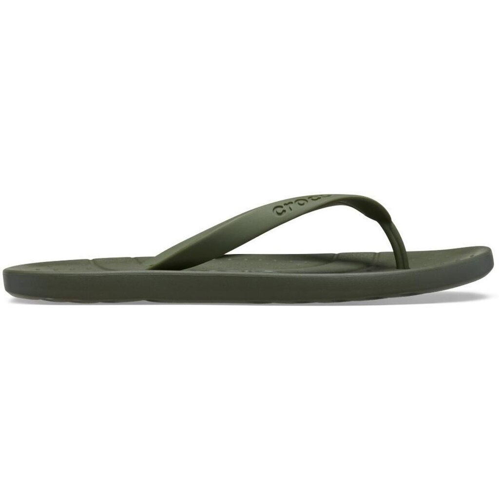 Chinelo crocs flip army green