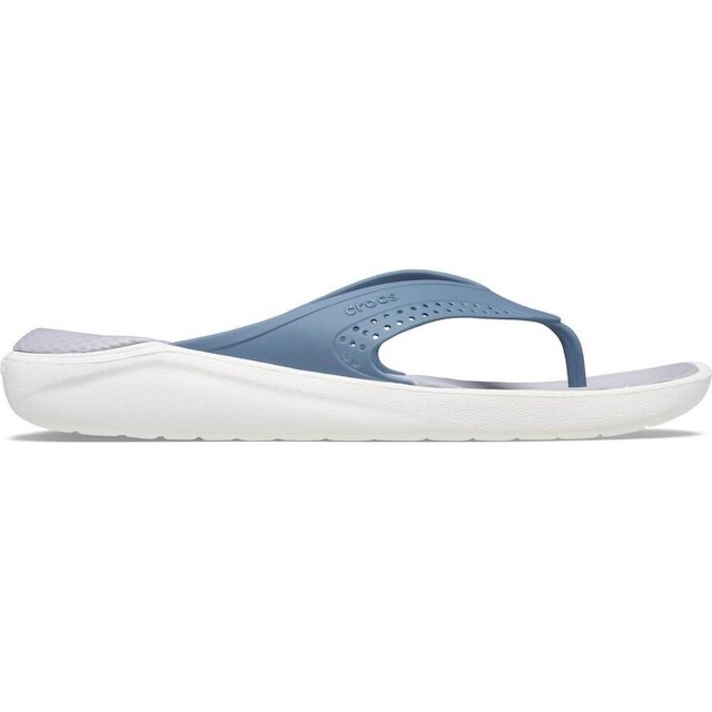 Chinelo crocs literide flip blue steel/microchip - Azul | Netshoes