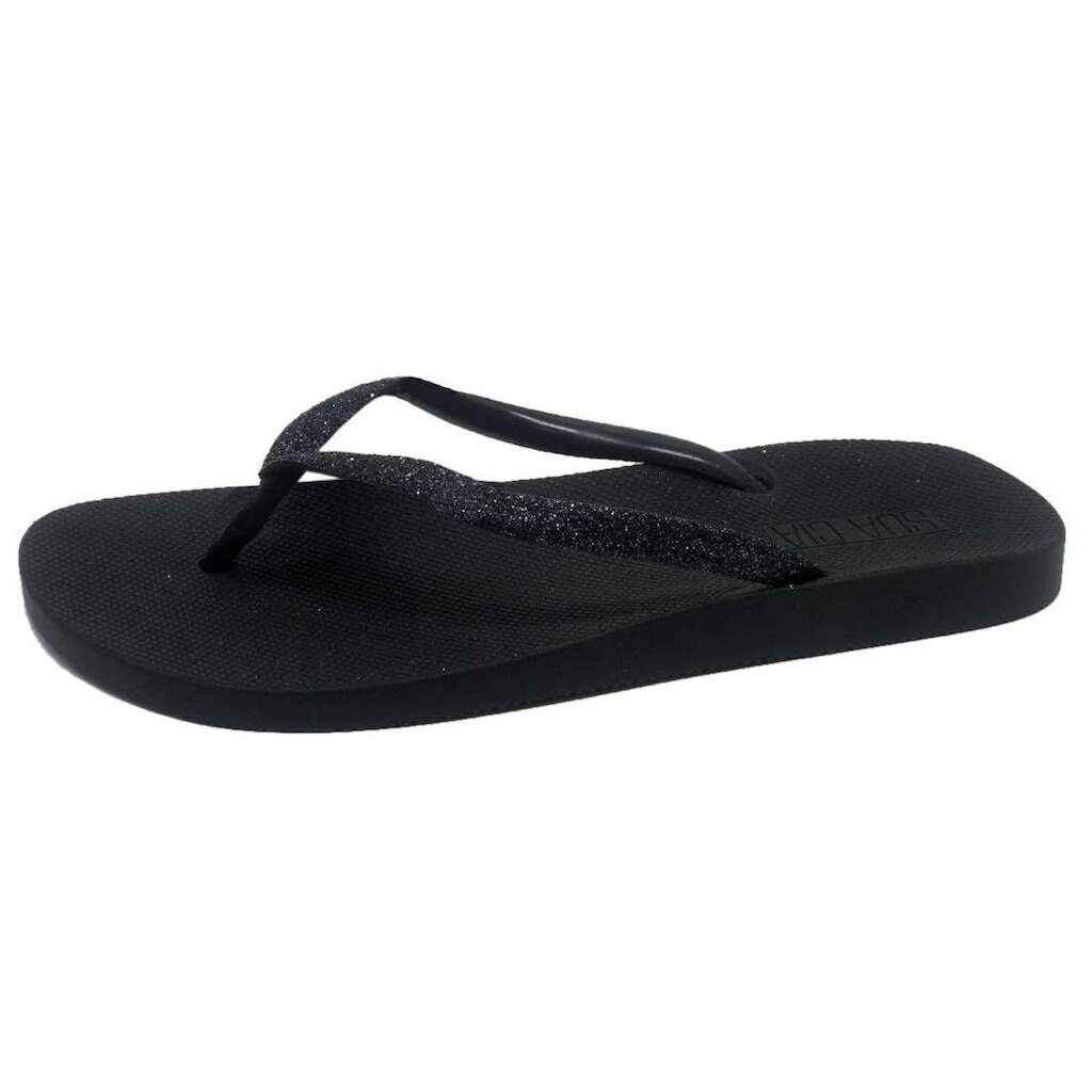 Chinelo de Dedo com Brilho Sua Cia Estilo Glitter 8508.17011