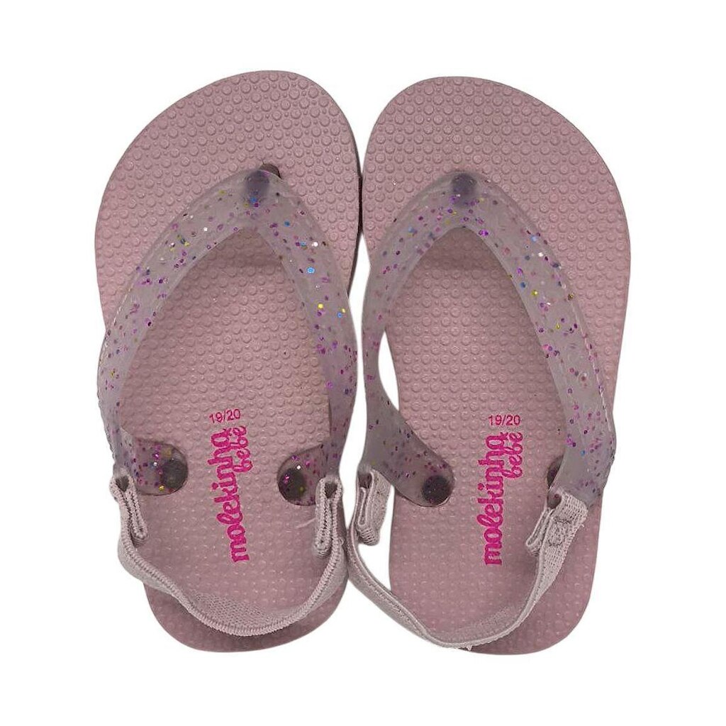 Chinelo De Dedo Elastico Confortavel Leve Macio Molekinha