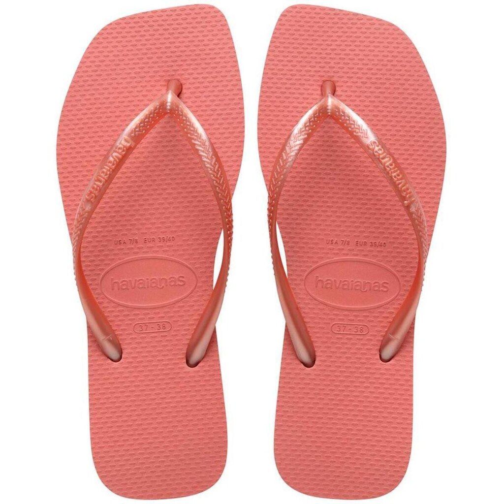 Chinelo de Dedo Feminino Básico Havaianas Slim Square