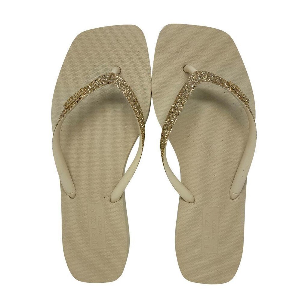 Chinelo de Dedo Feminino Bico Quadrado Leve Brizza Arezzo