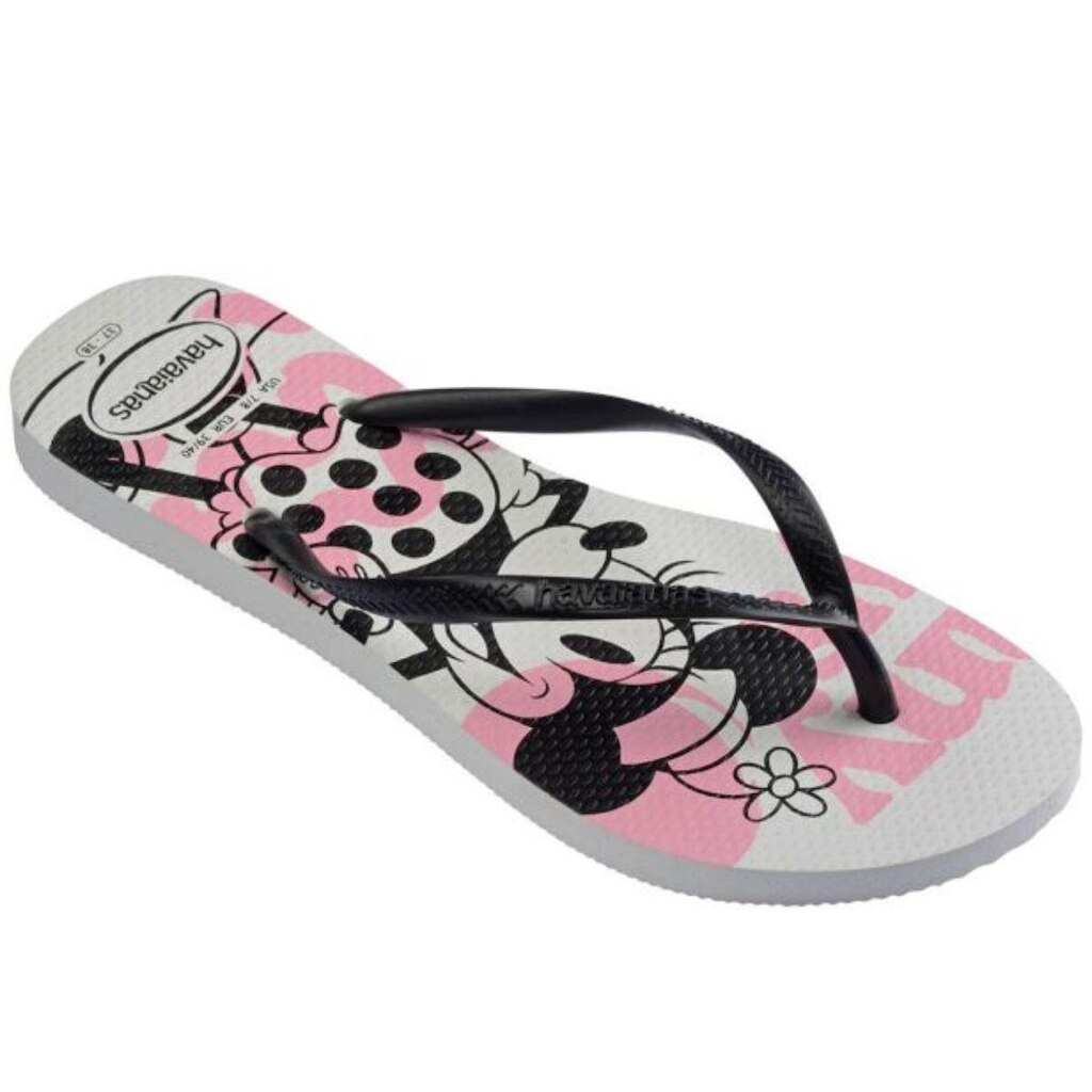 Chinelo de Dedo Feminino Estampado Havaianas Slim Disney