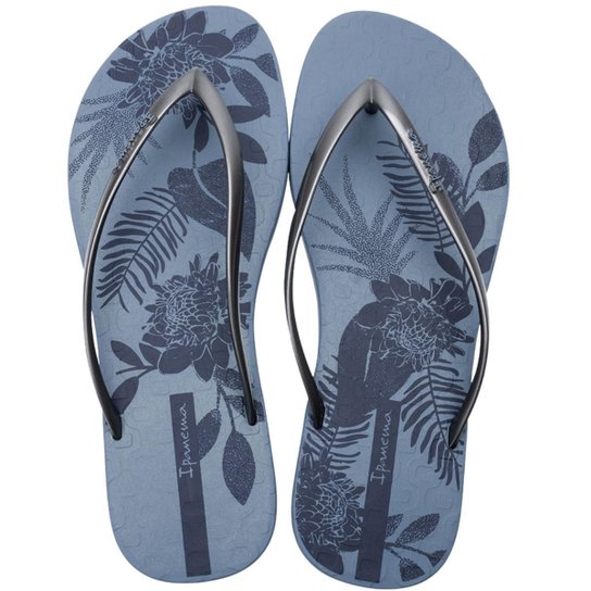 Chinelo de Dedo Feminino Ipanema Easy Print 26759 - Preto - 38 - Azul Menor preço em Chinelo de Dedo Feminino Ipanema Easy Print 26759 - Preto - 38 - Azul