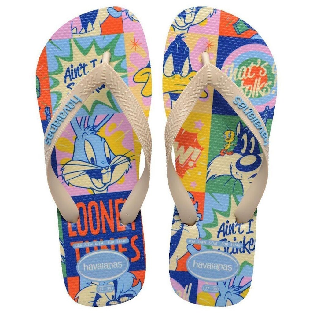 Chinelo de Dedo Feminino Leve Top Warner Classico Havaianas