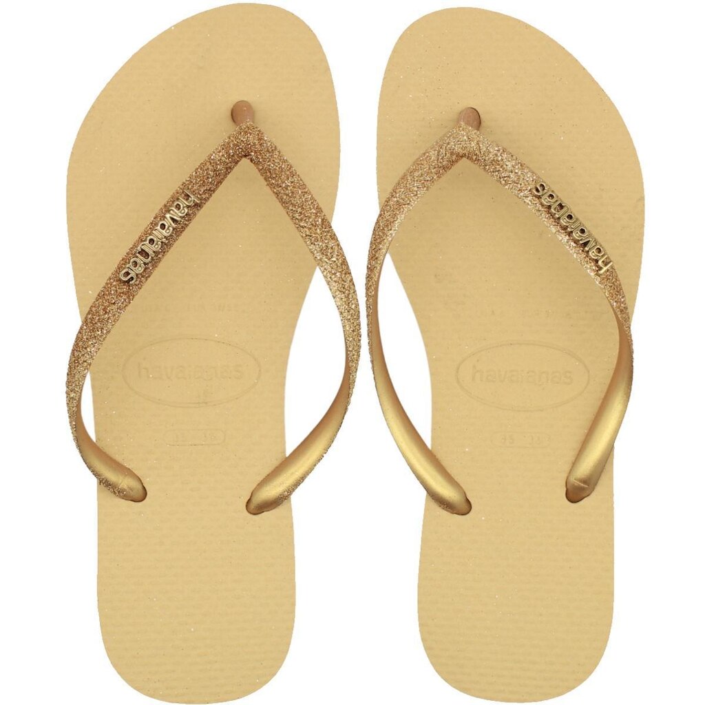 Chinelo de Dedo Havaianas Slim Sparkle Glitter Feminino