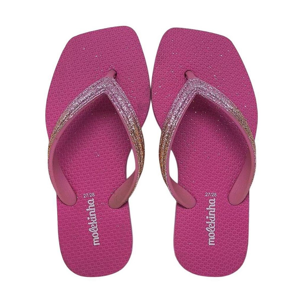 Chinelo De Dedo Infantil Menina Facil Calce Macio Molekinha