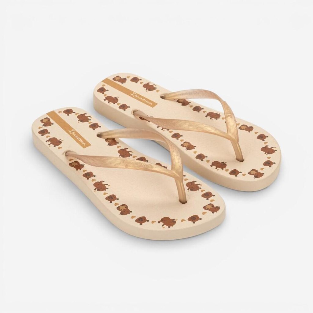 Chinelo De Dedo Ipanema Day Capivara Bege
