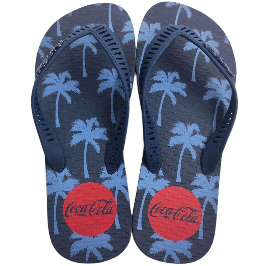 Chinelo de Dedo Masculino Casual Dia a Dia Borracha Coca Cola Cotati Cc4065