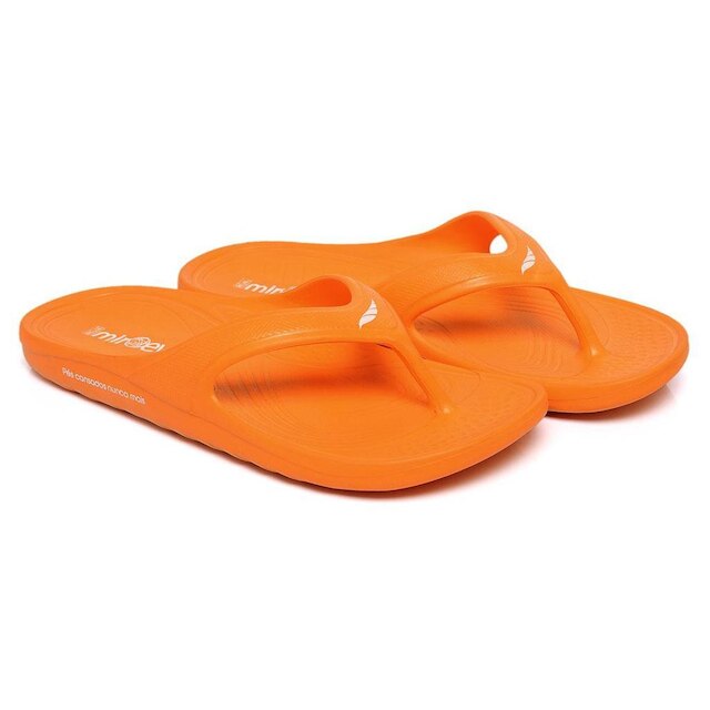 CHINELO DE DEDO ORTOPEDICO ANATOMICO EVA EXPANDIDO COMFORTO VERAO - Laranja é boa?