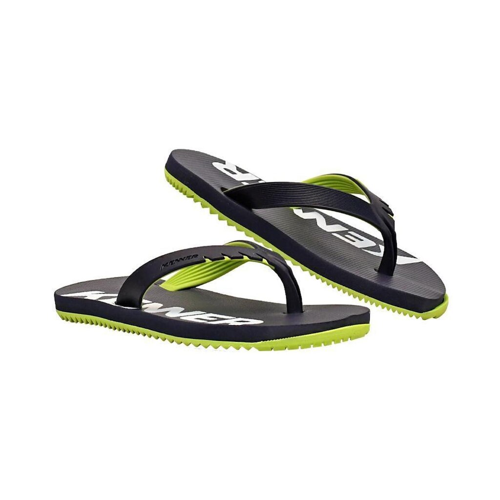 Chinelo de Dedo Preto e Verde Neutral | Kenner