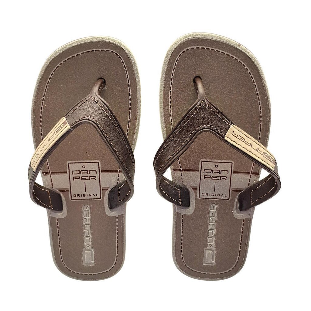 Chinelo Dedo Casual Infantil Danper Básico Costurado
