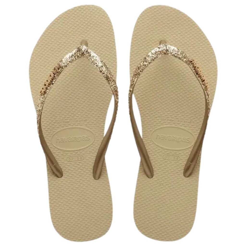 Chinelo Dedo Havaianas Feminino Tiras com Brilho Slim Glitter II