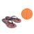 Chinelo Dedo Infantil Menina Borracha Pop It Space Jam 22756 - Preto