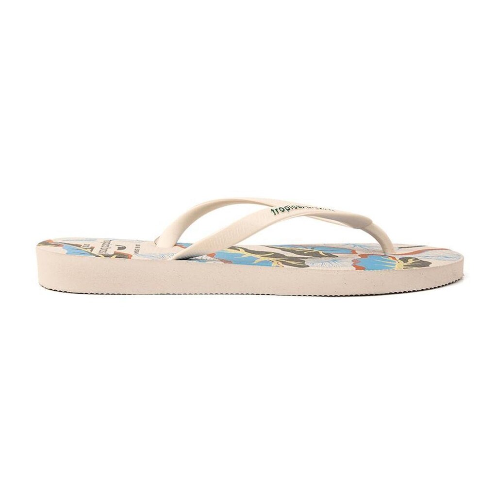 Chinelo Dedo  Off White Feminino
