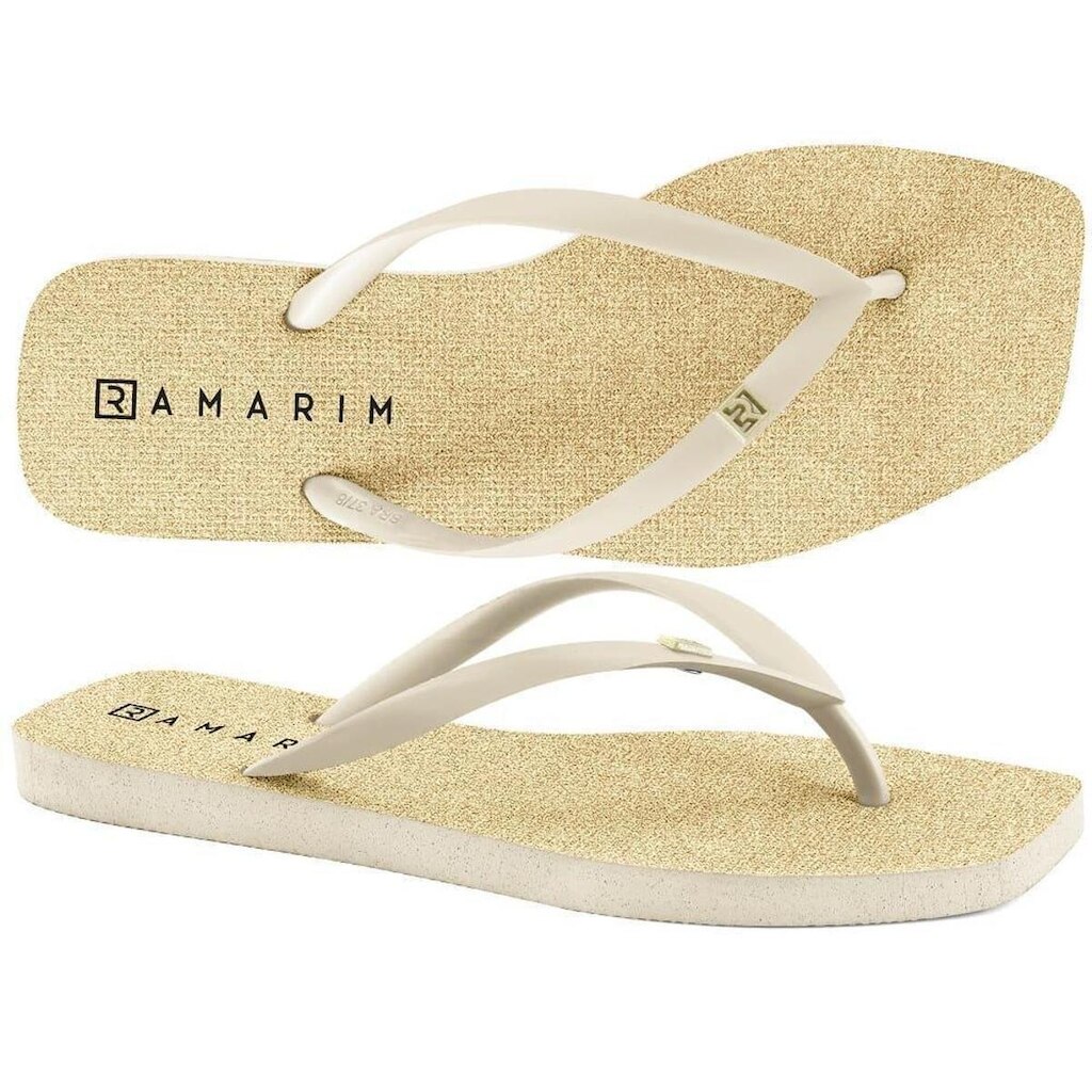 Chinelo Dedo Ramarim 231237 Feminino - Dourado