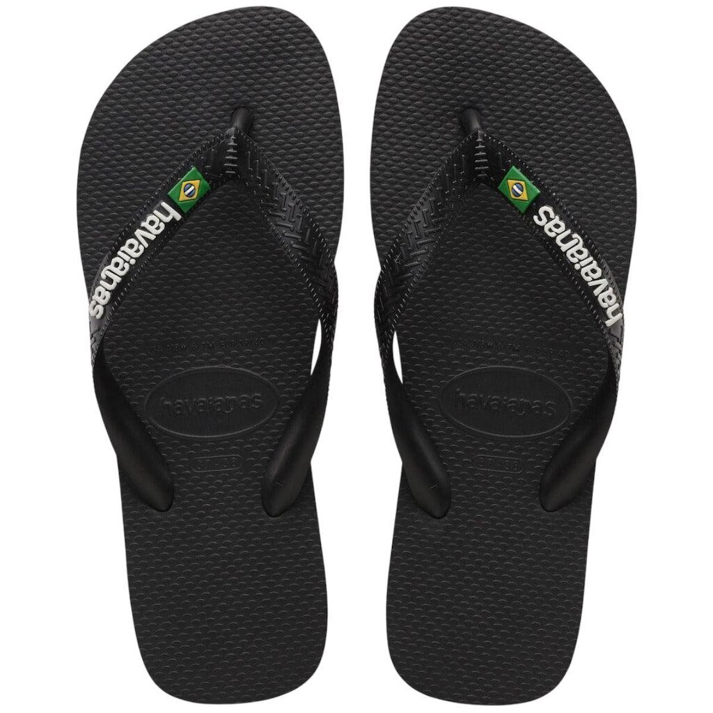 Chinelo Dedo Unissex Casual Dia a Dia Clássico Havaianas Brasil Logo