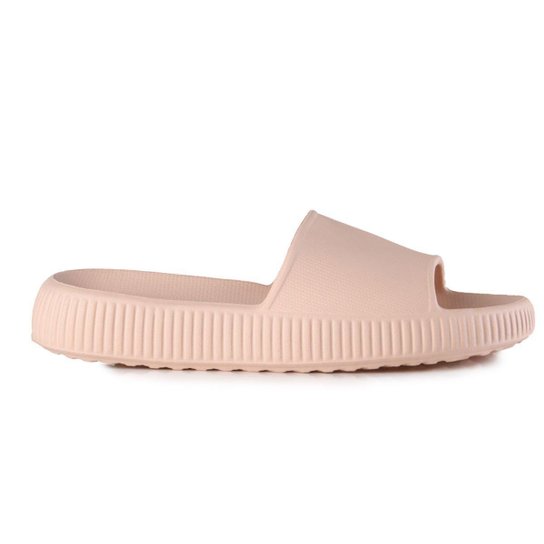 Chinelo Eva Feminino Slide Adulto Nuvem CH200 - Creme Menor preço em Chinelo Eva Feminino Slide Adulto Nuvem CH200 - Creme