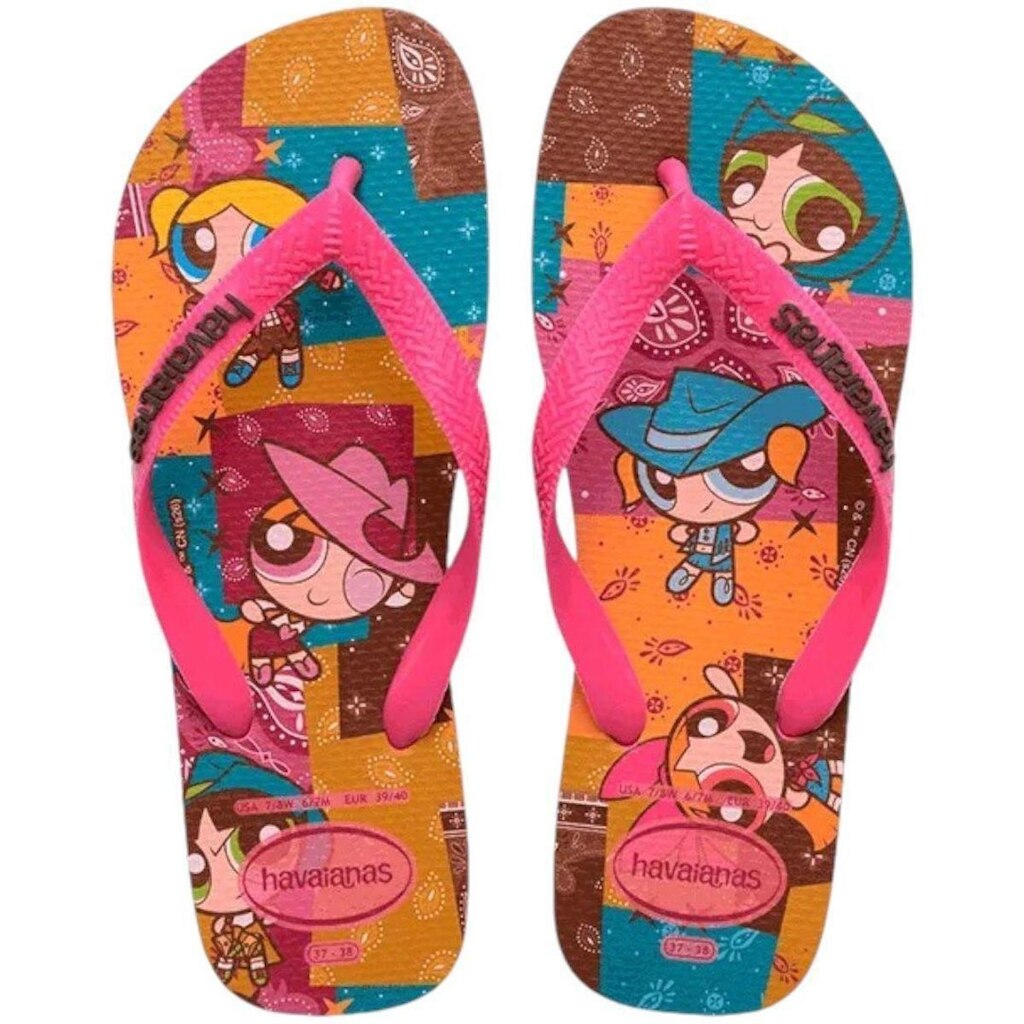 Chinelo Fem Havaianas Top Meninas Super Poderosas Warner
