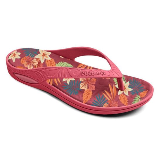 Chinelo Lily Tropical Palmilha Macia Boa Onda 1319257  Cor:;Tamanho:33/34