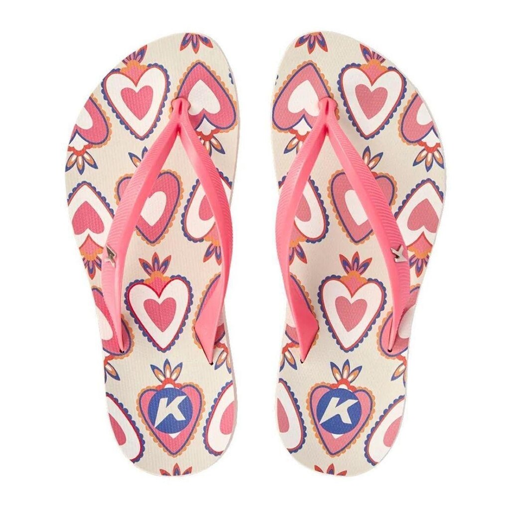 Chinelo Feminina Kenner Original Ibiza Encanto - Rosa/Vermelho