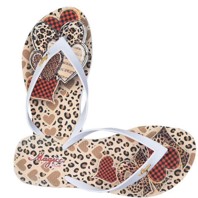 Chinelo Feminino Adulto Love Slim Magicc