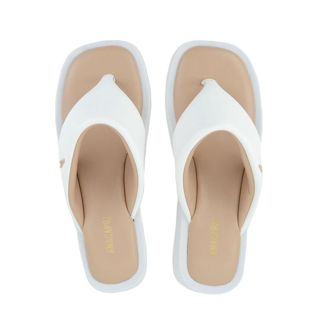 Chinelo Feminino Anacapri Flatform Soft Branco - C30353