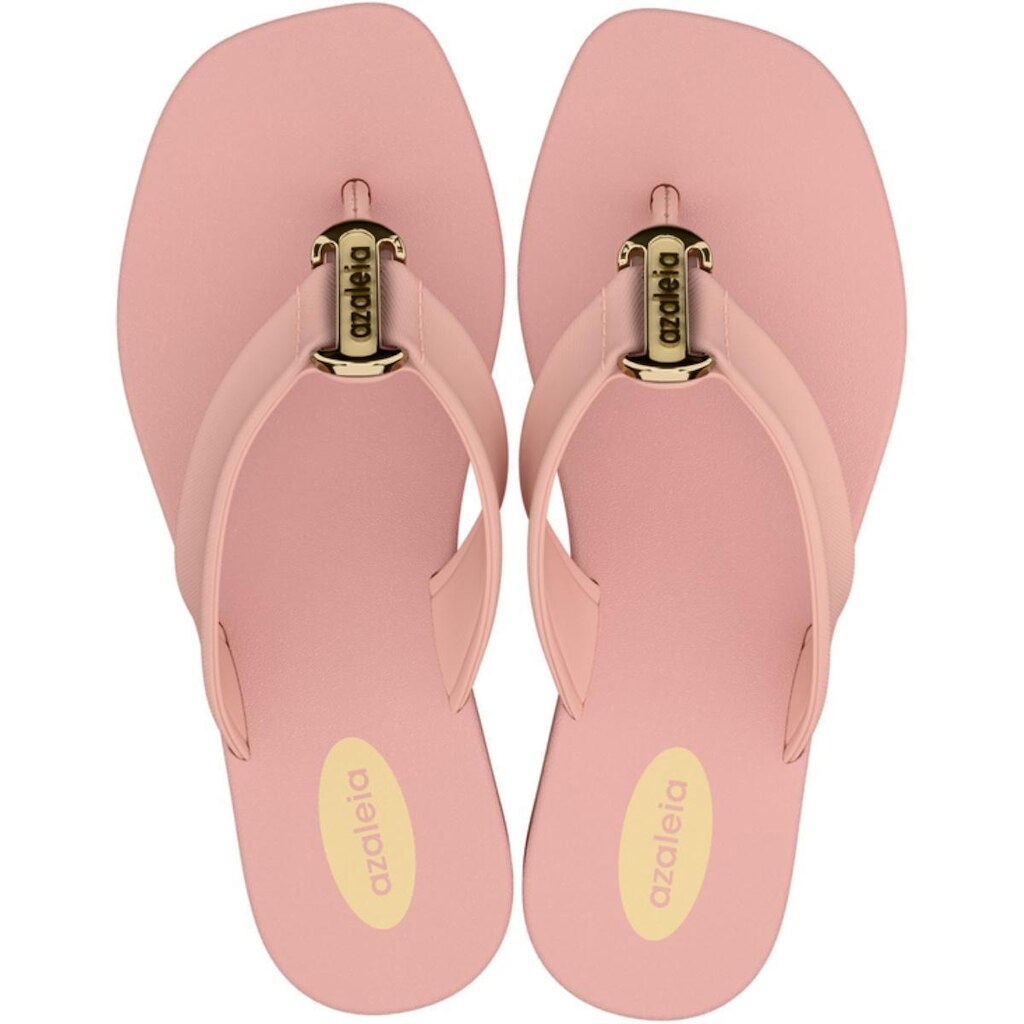 Chinelo Feminino Azaleia Gi Com Detalhe Dourado