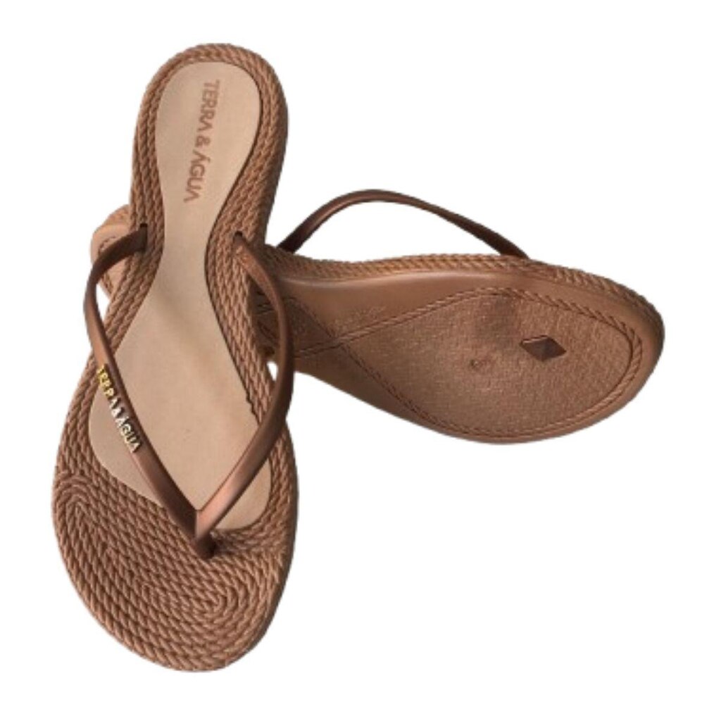 Chinelo Feminino de Dedo Vegano Macio Terra e Água